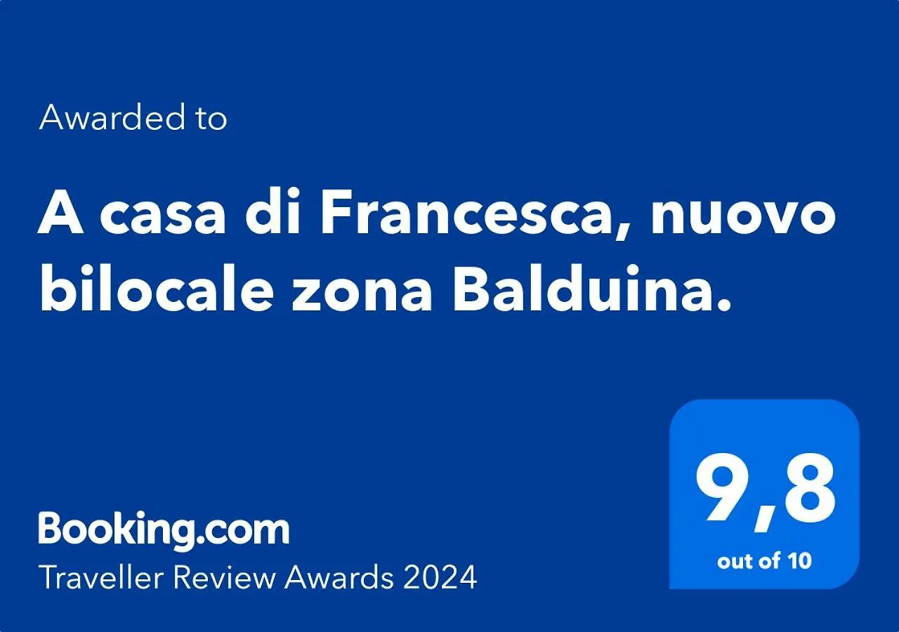 Apartmán A Casa Di Francesca, Nuovo Bilocale Zona Balduina. Řím